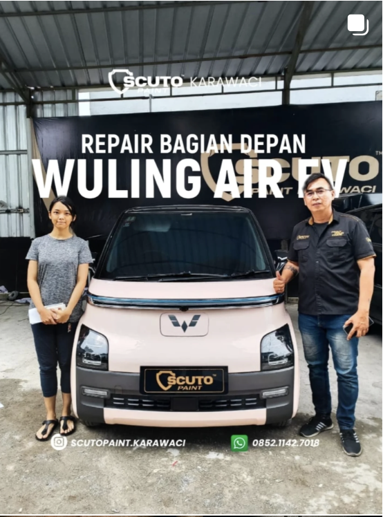 Hasil pengerjaan Scuto Paint Karawaci